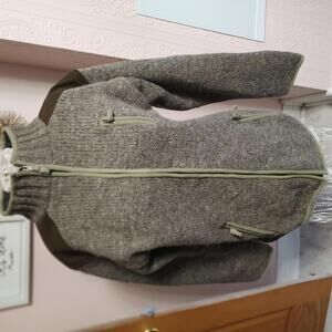 Beautiful Laundrymat made in nepal quality heavy jacket sweater wool  XL
